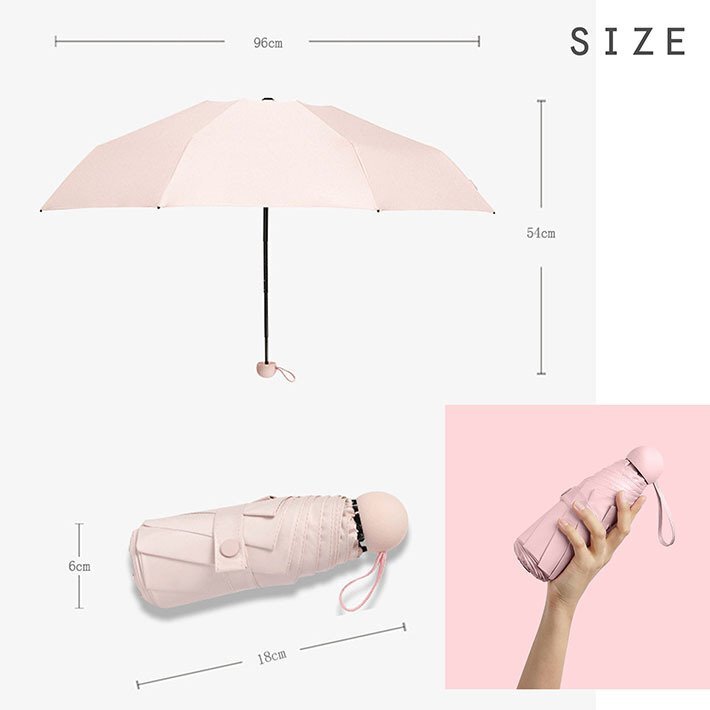 【おしゃれで機能的】傘 折りたたみ傘 雨傘 日傘 折りたたみ 大きめ 大きい メンズ レディース 晴雨兼用 UVカット 7988338 ピンク 新品_画像8