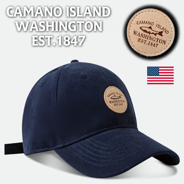 Camano Island 帽子 キャップ メンズ レディース アウトドア 釣り キャンプ 7987250 ネイビー 新品 1円 スタート_画像1