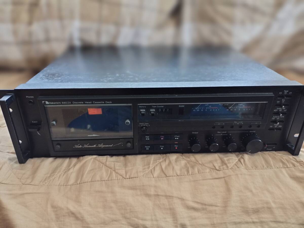 Nakamichi ナカミチ 3ヘッド カセットデッキ ６６０ＺＸ ジャンクの画像1