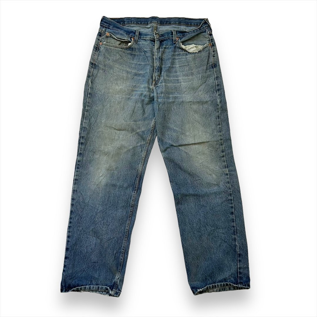 リーバイス ボトムス ブルー LEVIS 古着 メンズ W38 L32 550 ワイドジーンズ 2019年製造 工場番号3937の画像1