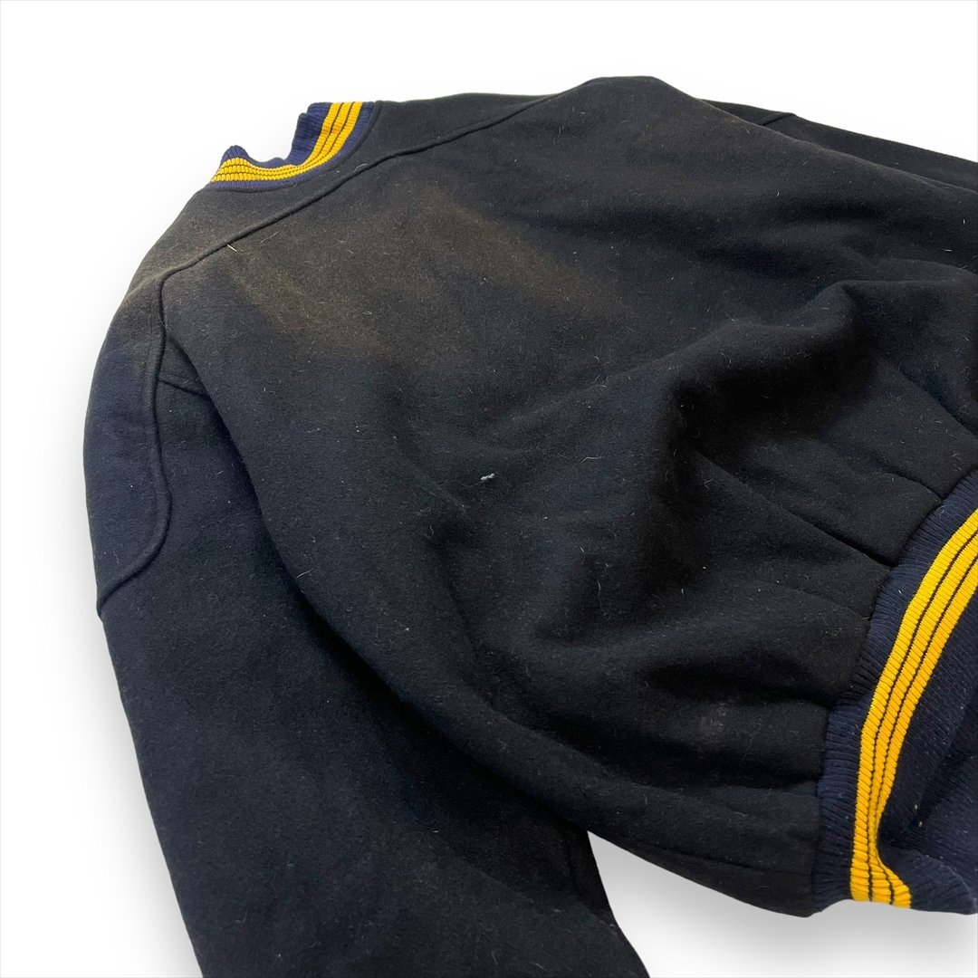 ウールジャケット ジャケット ブラック 古着 メンズ 3XL 裏地キルティング YAMAHA ヤマハ 50周年 企業 オーバーサイズ_画像6