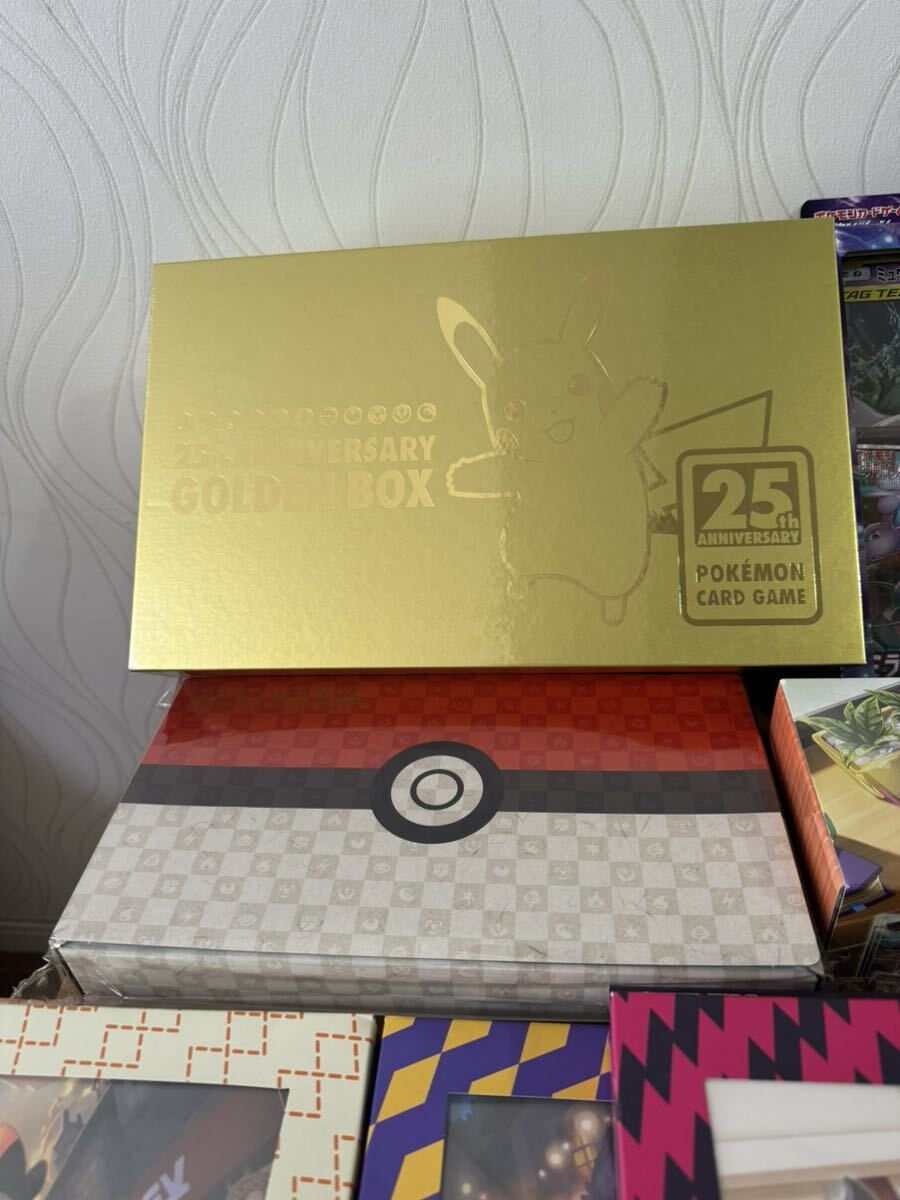 ポケモンカード 25th ゴールデンボックス 切手 BOX 151 ファイルセット マリィの練習 サイトウの放課後 etc 14点セット まとめの画像3