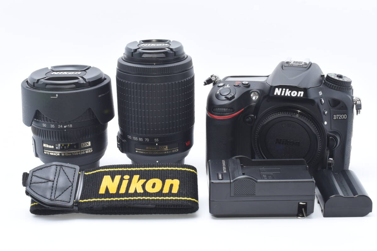 ★1円出品★ ニコン Nikon D7200 ダブルレンズセットの画像1