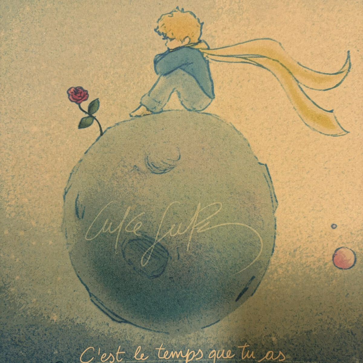 【黒額付きポスター】星の王子さま Le Petit Prince ②(新品)