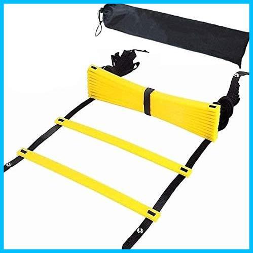  ladder training ladder 7M plate 13 pcs storage sack attaching baseball soccer training Speed ladder high power output ... up futsal tennis 