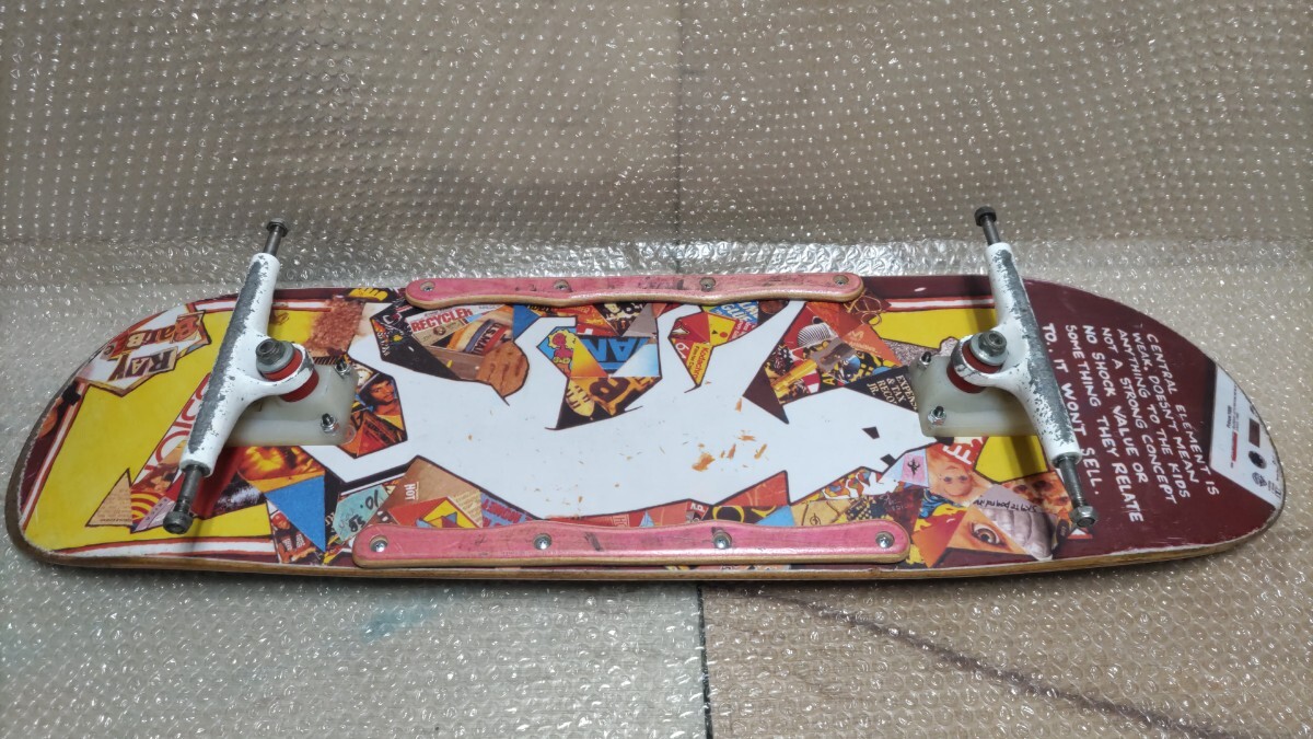 お宝 RAY BARBEE 91年 ビンテージ スケートボード デッキ スリックモデル オールドスクール 希少 レトロ ダブルキック の画像1