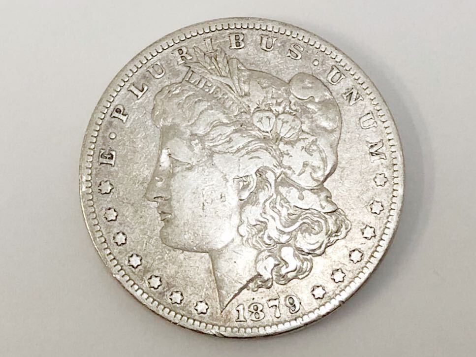 アメリカ 1ドル銀貨 モンガンダラー 1879年 の画像1