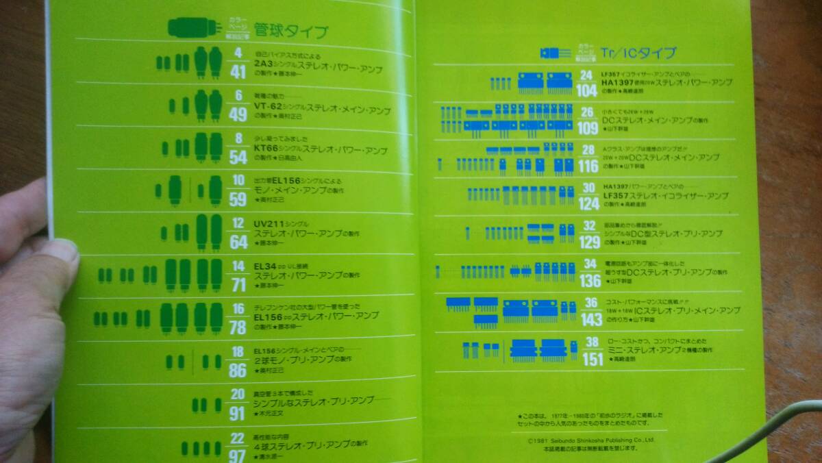 雑誌『初歩のラジオ別冊 カラー実体図・カラー写真つき ステレオ・アンプ製作集』昭和56年 誠文堂新光社 「可」です Ⅵ２音楽の画像5