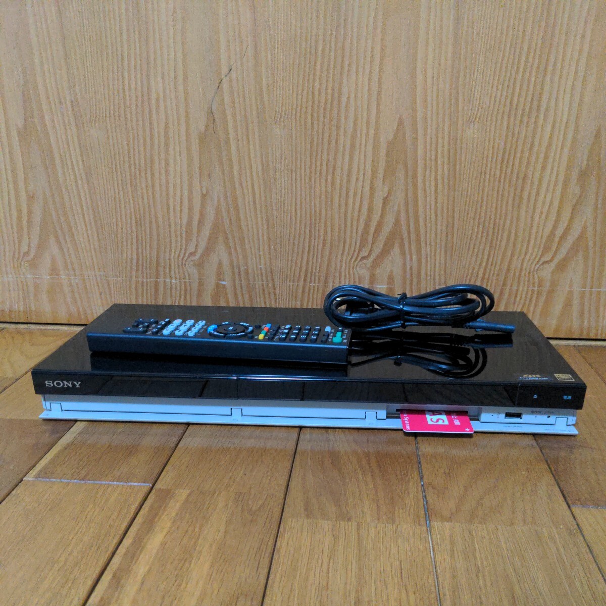 SONY ブルーレイレコーダー BDZ-ZW1500 2番組同時録画 動作品 リモコン b-casカード 電源コード ①の画像1