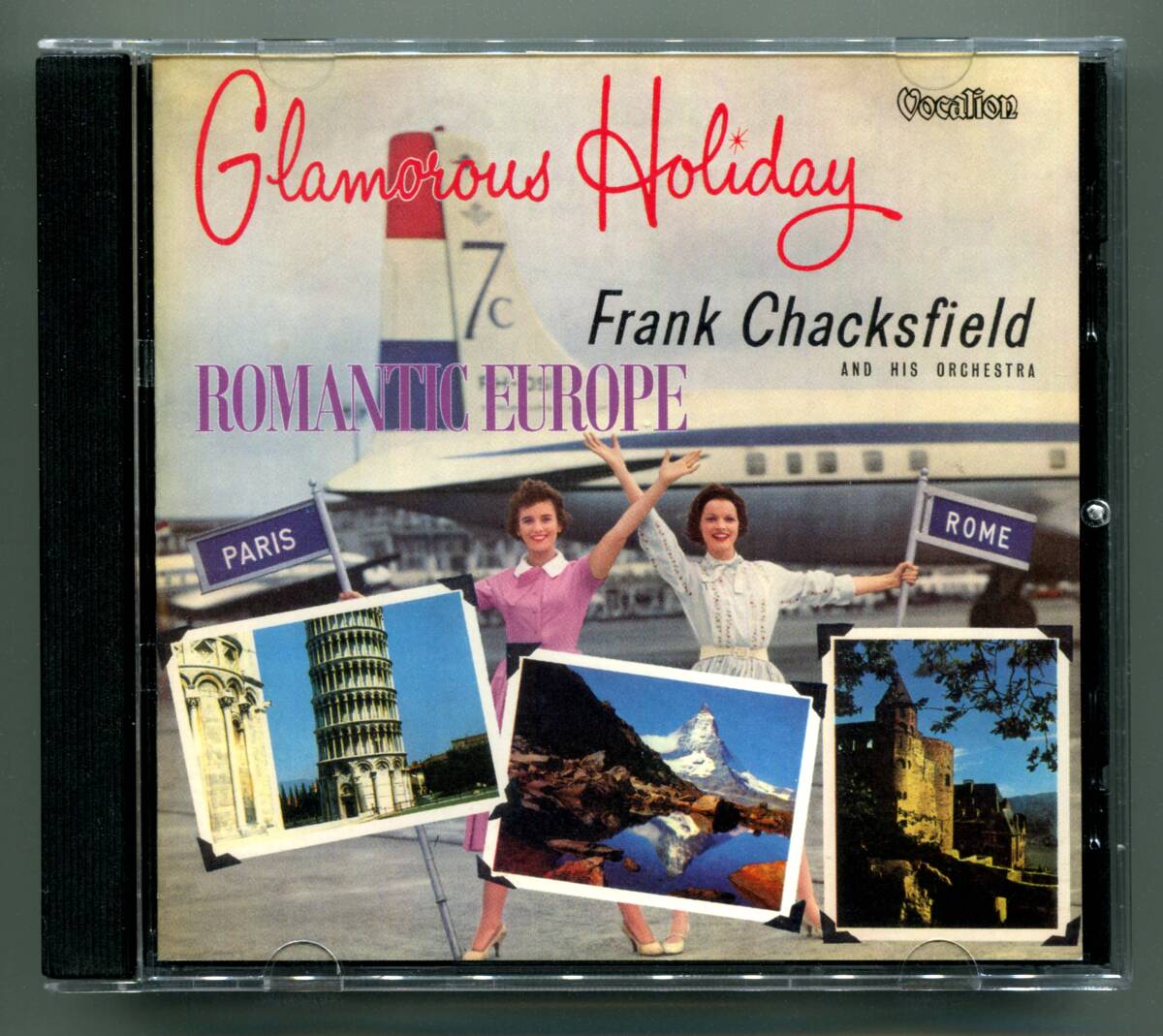 ☆送料込/ フランク・チャックスフィールド Frank Chacksfield / Romantic Europe ＋ Glamourous Holiday / 2in1CDの画像1