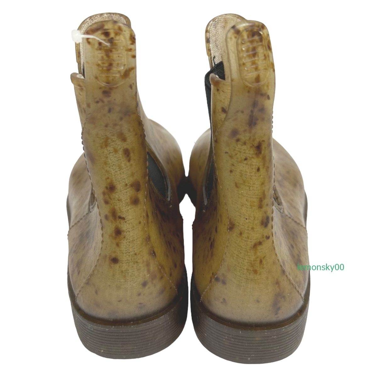 プラスチカナ Plasticana シューズ オシャレ 靴 雨 防水 レインシューズ ショートブーツ フランス製 フランスサイズ36/3 送料込の画像4