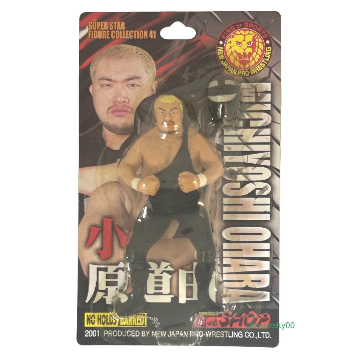 新日本プロレス 小原道由 フィギュア ストロングマシン マスク付