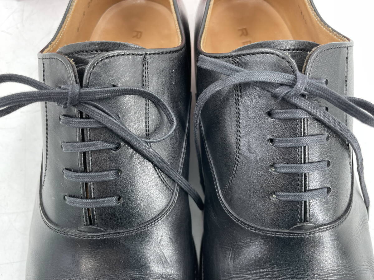 □M125 ★REGAL リーガル ストレートチップ ビジネスシューズ 411R 黒 ブラック 26.5cm 革靴 メンズの画像6