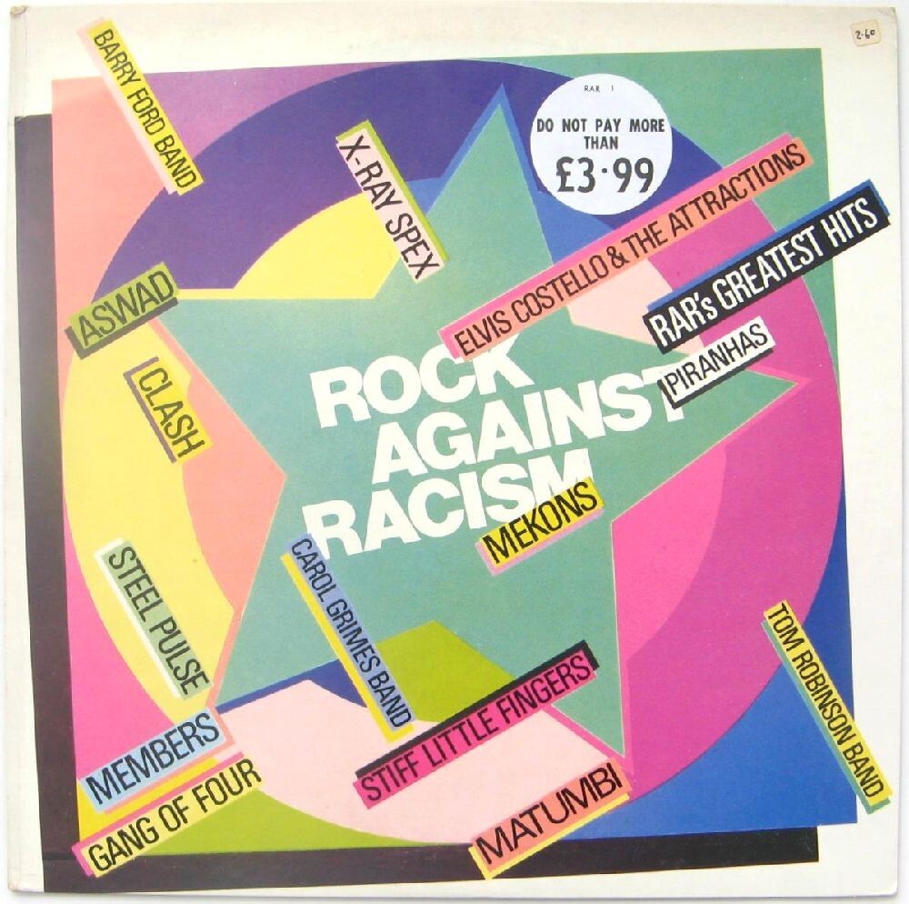 ニューウエイブ、パンク、レゲー…　コンピレーション　LP　Rock Against Racism　1980年_画像1