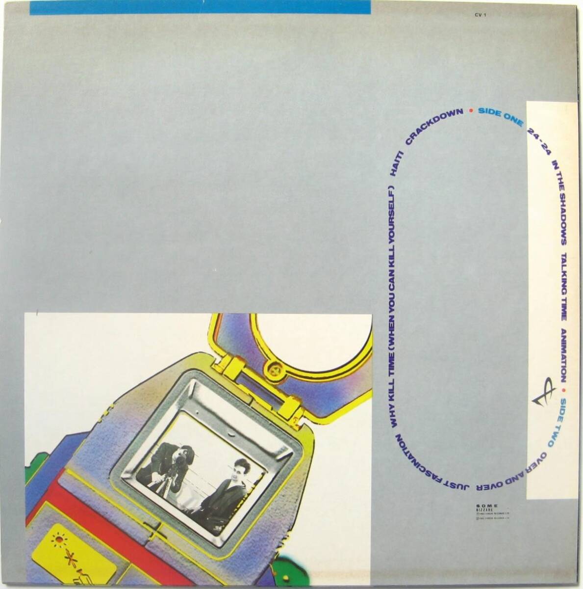 インダストリアル、実験音楽　キャバレー・ヴォルテール　2枚組　LP The Crackdown に 12” EP付　1983年_画像2