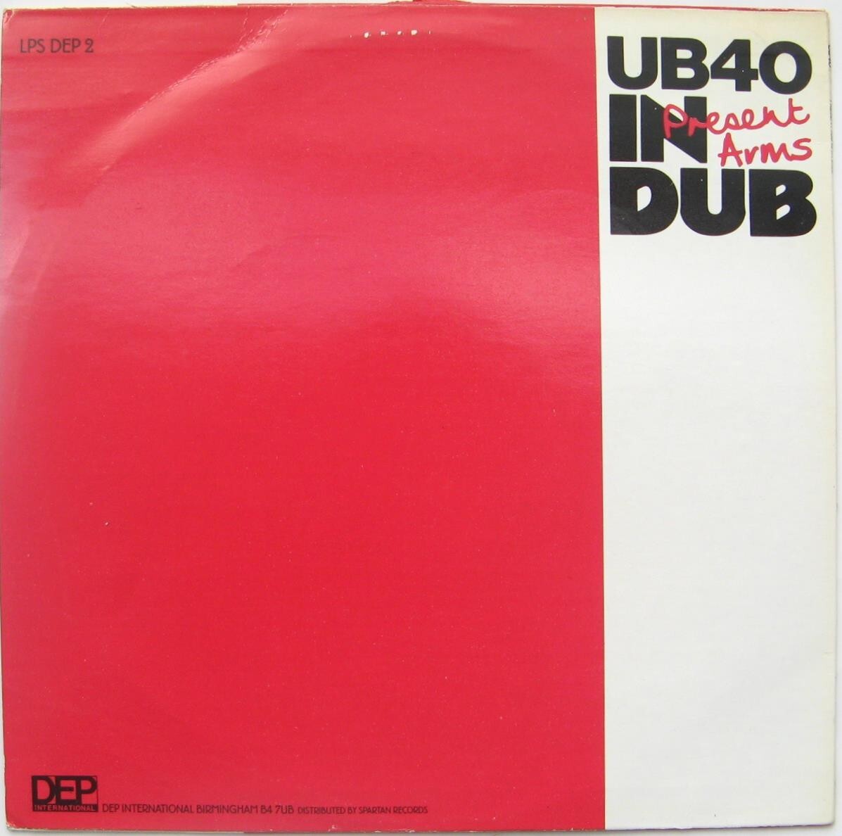 英 レゲー、スカ、ダブ　UB40　LP　Present Arms In Dub　1981年_画像2