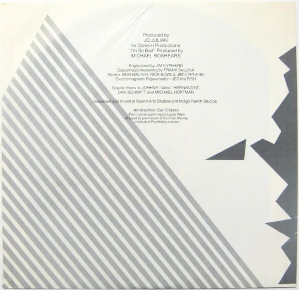 米 ニューウエイブ、スカ オインゴ・ボインゴ 10“ EP Only A Lad ＋ 3 ピクチャースリーブ 1980年 の画像3