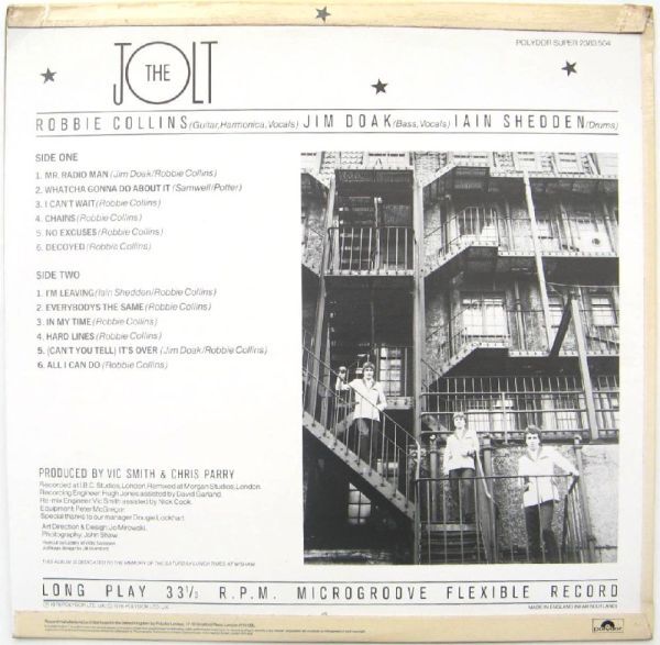 英 ニューウエイブ、パンク、MOD ザ・ジョルト LP The Jolt 1978年の画像2