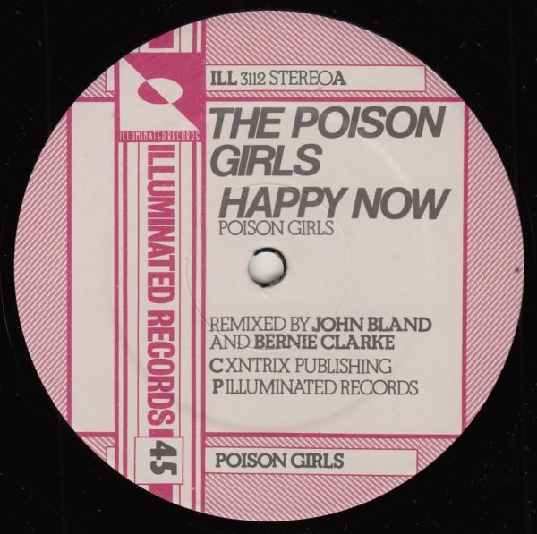 イギリス パンク、ポストパンク ポイズン・ガールズ 12” Are You Happy Now 1983年の画像5