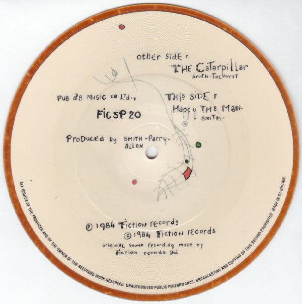 英 ニューウエイブ、ポップロック ザ・キュアー ７“ The Caterpillar ピクチャ―ディスク 1984年の画像4