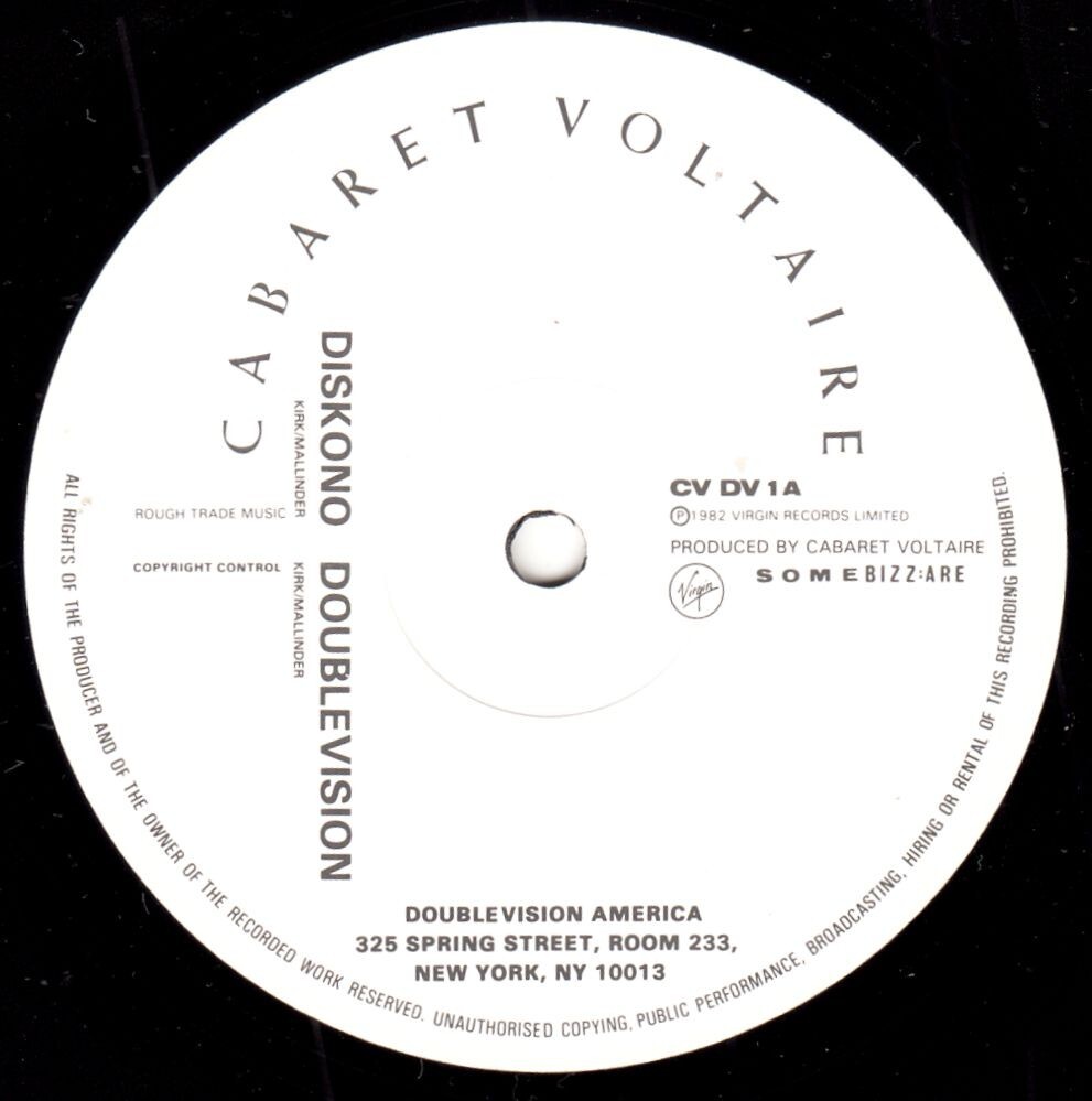 インダストリアル、実験音楽　キャバレー・ヴォルテール　2枚組　LP The Crackdown に 12” EP付　1983年_画像8