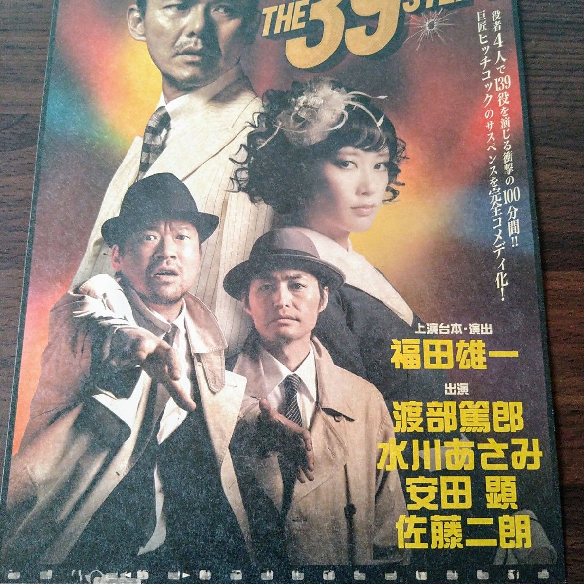 安田顕　舞台フライヤー6点　2009〜