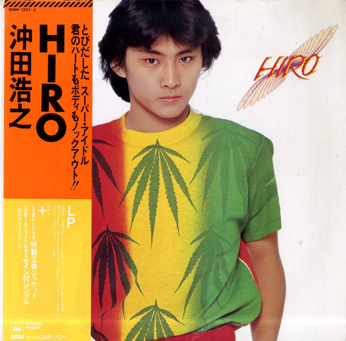 A00580327/LP/沖田浩之「Hiro (1981年・30AH-1231～2)」_画像1