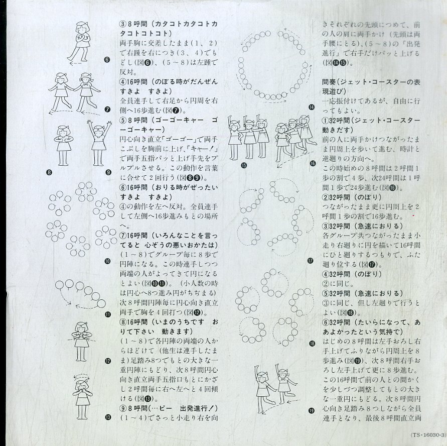 C00191395/EP/一城みゆ希/大和田りつ子/ひばり児童合唱団「ダンス教材(運動会用):マリーン・ジェット・コースター/雨のこどもの大旅行(TS_画像3