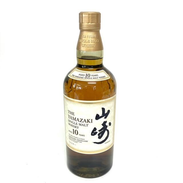 A1　未開栓　サントリー SUNTORY　山崎 10年 シングルモルト ウイスキー_画像1