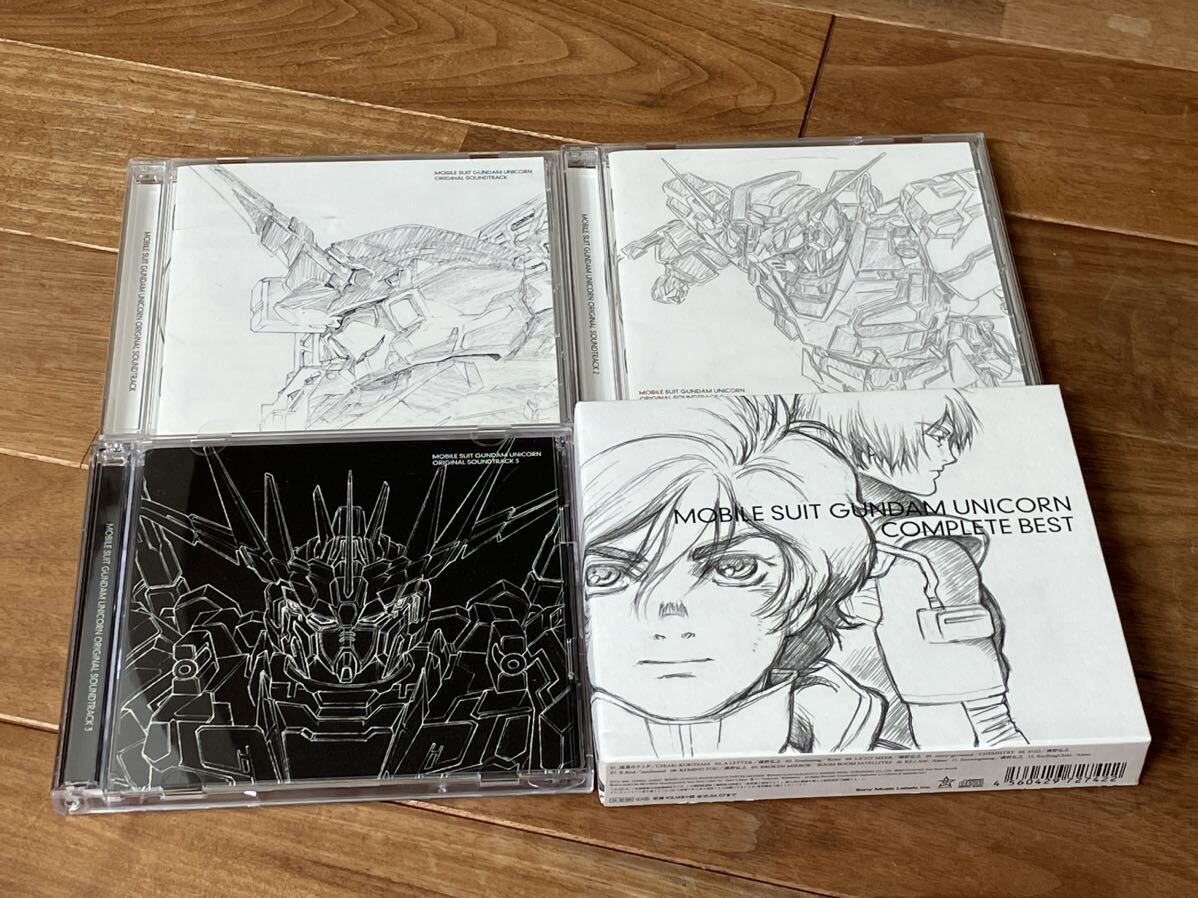 Mobile Suit Gundam UC( Unicorn ) original * soundtrack 1~3 + COMPLETE BEST( Complete the best )....