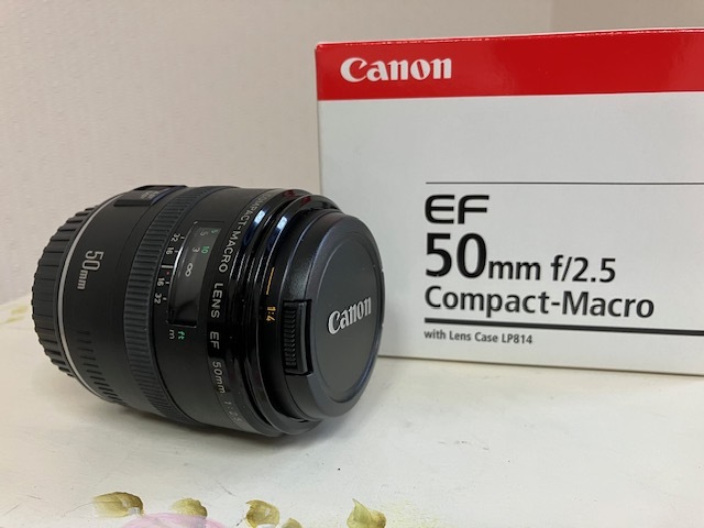 ◇ 美品 Canon キャノン Compact-Macro EF 50mmｆ/2.5 送料無料 ◇の画像1