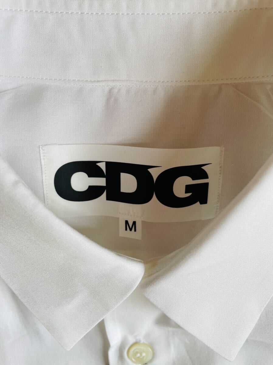 新品未使用 未開封 タグ付き CDG COMME des GARCONS シー ディー ジー コム デ ギャルソン ロゴ 半袖 Tシャツ SZ-B016 サイズ M_画像5