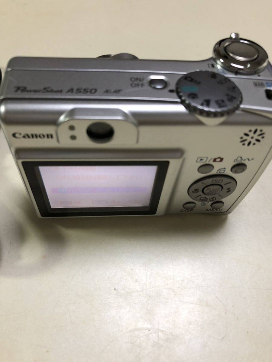 CANON デジタルカメラ パワーショトA550中古品_画像3