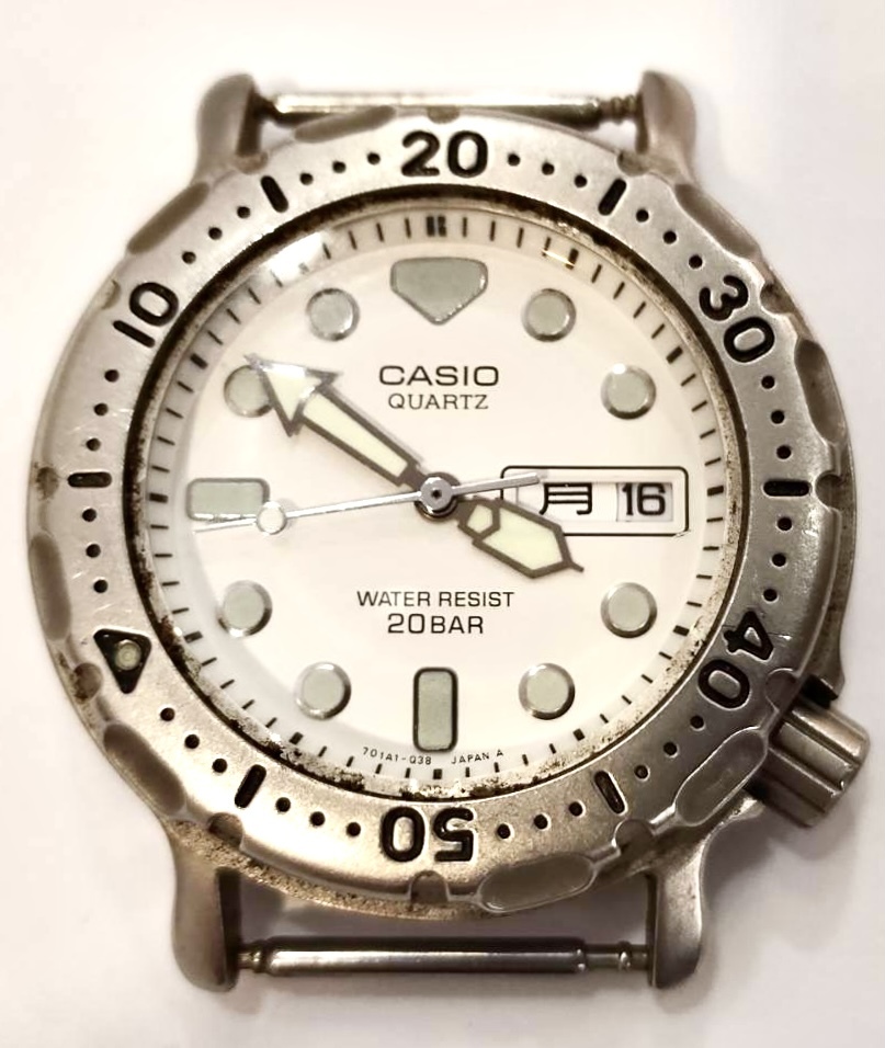 CASIO カシオ カジキ ダイバー MD-704C クォーツ 腕時計 新電池 Yahoo!オークション - 104 CASIO カシオ ダイバー カジキ MD