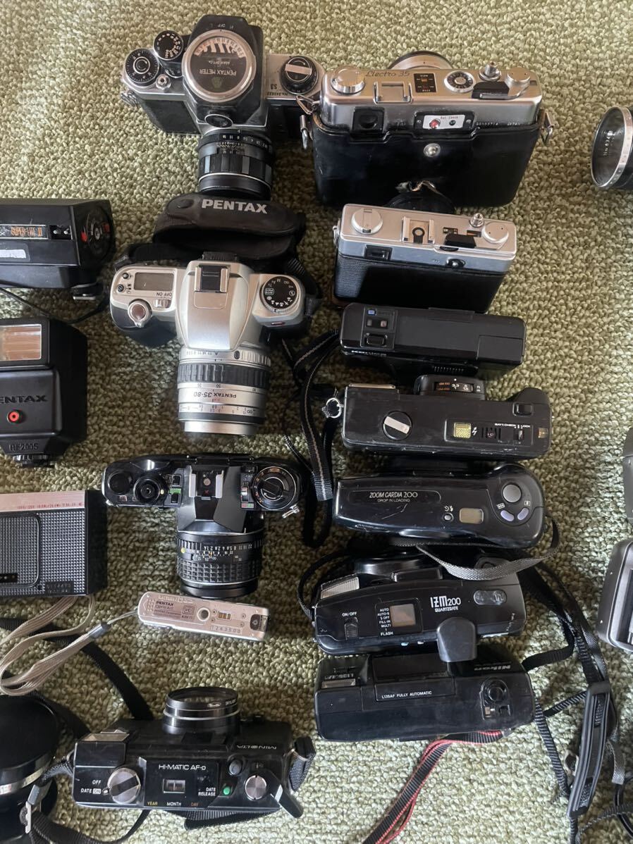 【ジャンク品】 各種メーカー ZOOM8 PENTAX OLYMPUS SONY DCR-TRV225カメラ レンズ他のまとめて25点の画像4