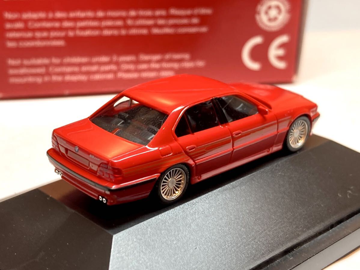 Herpa BMW Alpina B12 アルピナ 7シリーズ E38 レッド 1/87の画像2