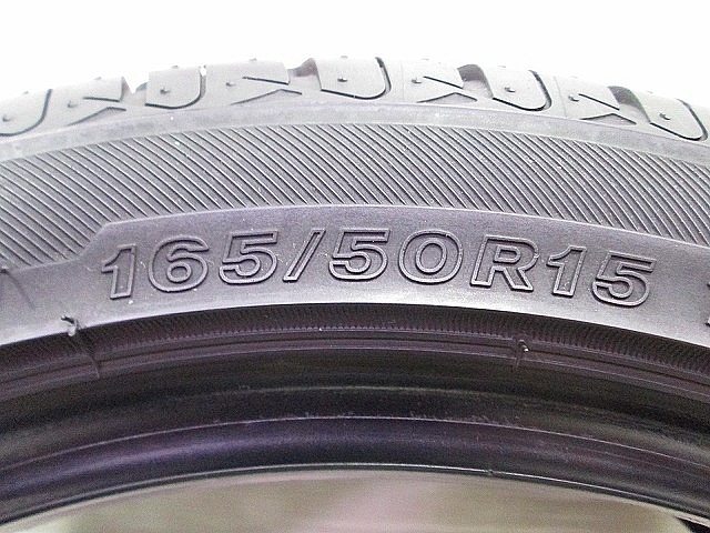 中古タイヤ■165/50R15■1本■ブリヂストン セイバーリングSL201 コペン ムーヴ ライフ ゼスト モコ ekワゴン ルークス MAX アトレーワゴン_画像3