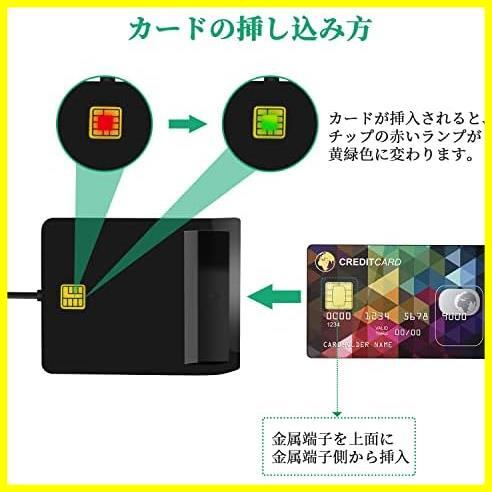 Etopgo ICカードリーダー 確定申告 USB接触型カードリーダー マイナンバーカード対応 ICチップのついた住民基本台帳カードの画像6