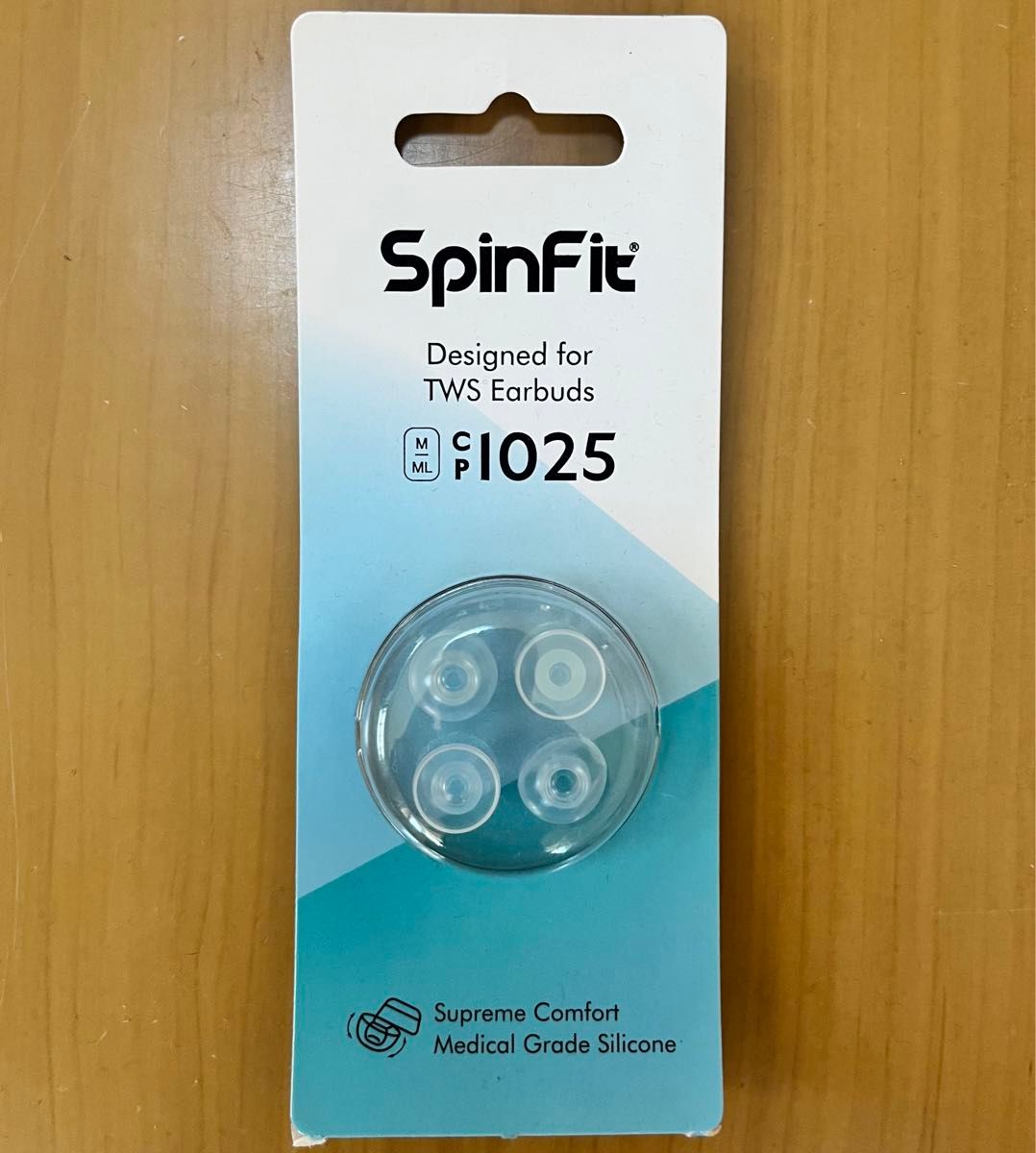 SpinFit スピンフィット CP1025 完全ワイヤレスイヤホン向けイヤーピース (ML/Mサイズ各1ペア)