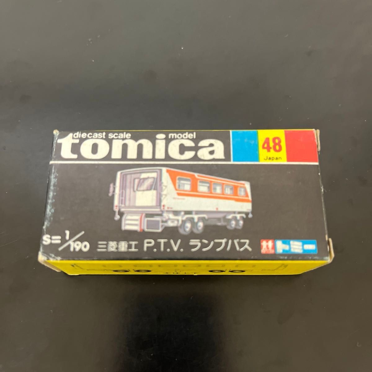 トミカ黒箱当時物48 P.T.V ランプバス