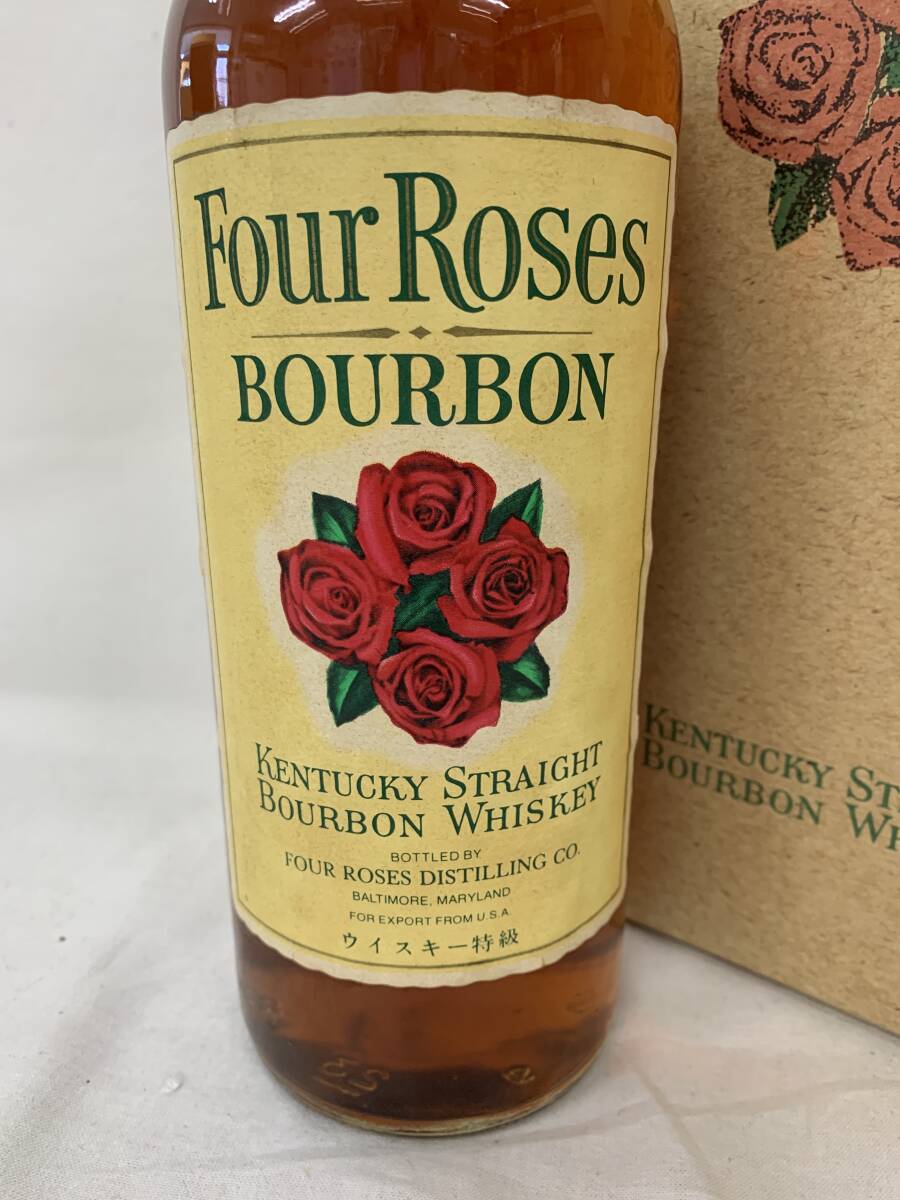 注目！【古酒 終売品バーボン】Four Roses フォアローゼス6年 750ml 43% 箱付 ウイスキー特級の画像2