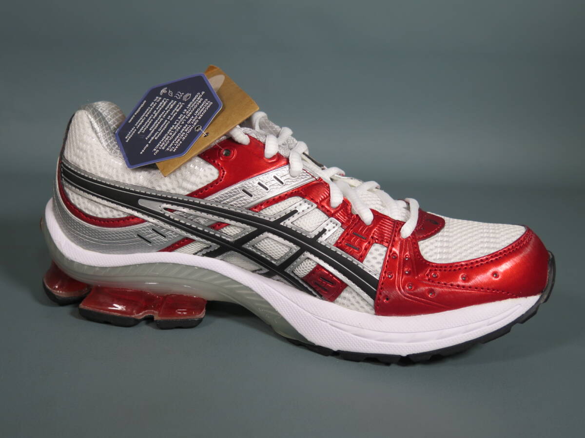 未使用★②アシックス asics スニーカー GEL-KINSEI OG 24.5cｍ クラシックレッド/ブラック タグ＆箱付 1021A117の画像6