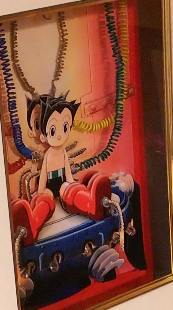 00s ручная работа Tezuka Productions Astro Boy a стробоскоп -i3D искусство Atom рождение рамка товар * не использовался товар / неиспользуемый товар /2003 год около. товар 
