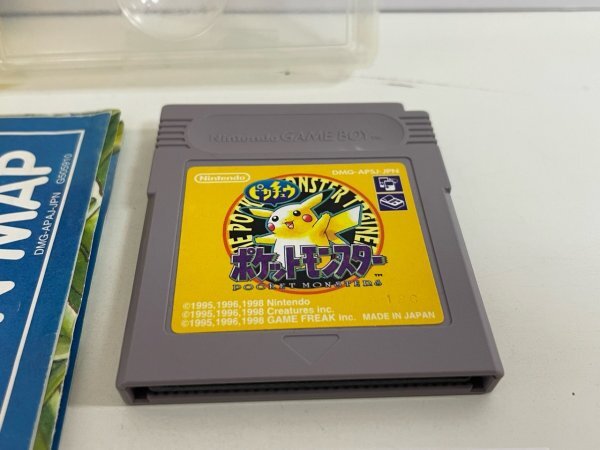 任天堂 GB ゲームボーイ 箱説有り  接点洗浄済 ポケットモンスター ピカチュウ SAKA2の画像2