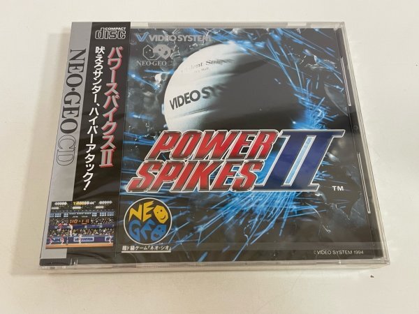 新品未使用 シュリンク未開封 ネオジオCD NEOGEO SNK パワースパイクスⅡ 2の画像1