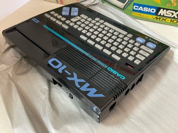 CASIO カシオ MSX 本体 MX-10 箱、コントローラ2個付き 動作確認済 プレイ可能の画像3