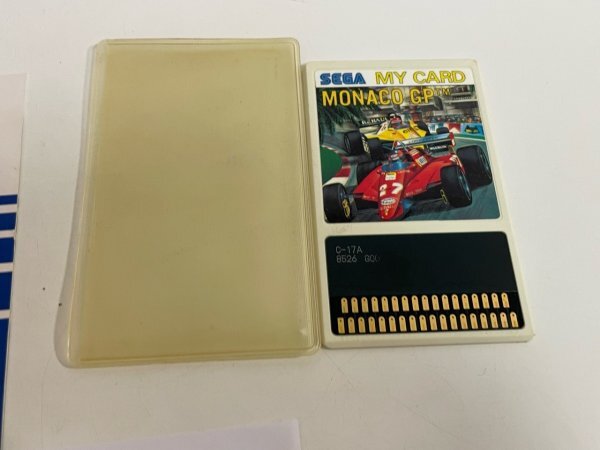 SEGA セガ マイカード SC 3000 SG 1000 マーク3 箱説付き  接点洗浄済 モナコ GP SAKA3の画像2