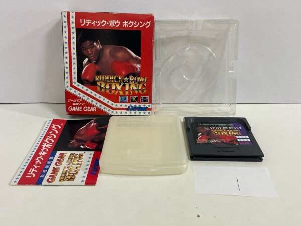 レトロゲーム SEGA セガ ゲームギア 箱説付き  接点洗浄済 リディック ボウ ボクシング SAKA1の画像1