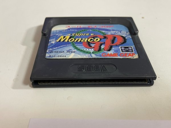  retro game SEGA Sega Game Gear soft only contact washing settled super Monaco GP SAKA28