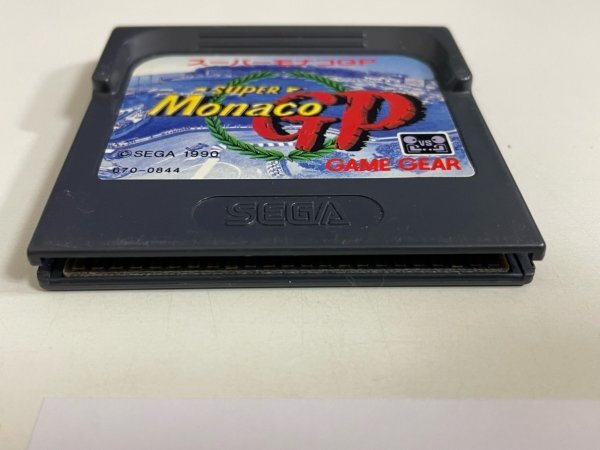  retro game SEGA Sega Game Gear soft only contact washing settled super Monaco GP SAKA23